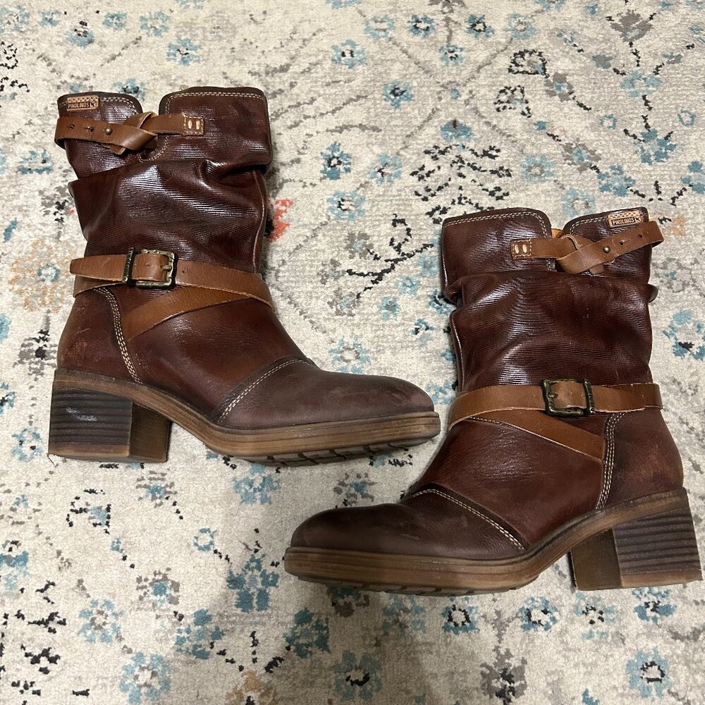 Bandolino Genuine Leather Boots, size US7.5/EU38